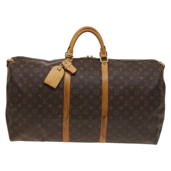 Louis Vuitton Keepall Bandoulière 60 Brown Canvas travel - Picture 1 of 10